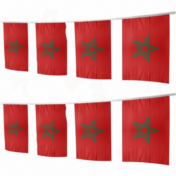 Morocco pe Dizili Ssleme Bayraklar retimi ve Sat