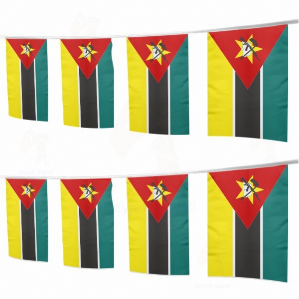 Mozambik pe Dizili Ssleme Bayraklar