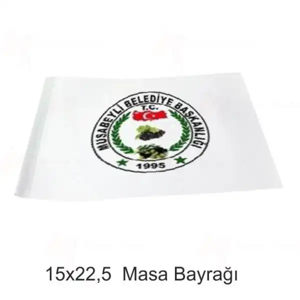 Musabeyli Belediyesi Masa Bayraklar