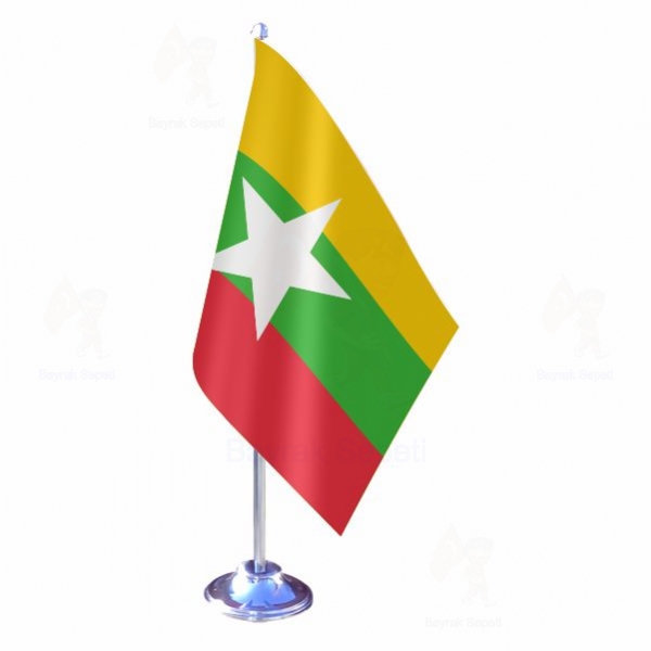 Myanmar Tekli Masa Bayraklar