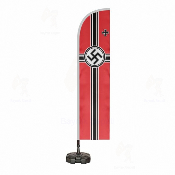Nazi Almanyas Harp Plaj Bayraklar