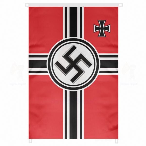 Nazi Almanyas Sava Bina Cephesi Bayrak Satan Yerler