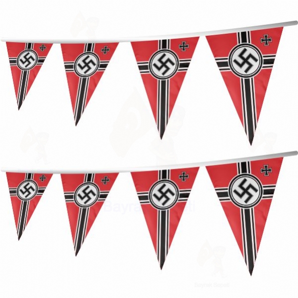 Nazi Almanyas Sava pe Dizili gen Bayraklar ls