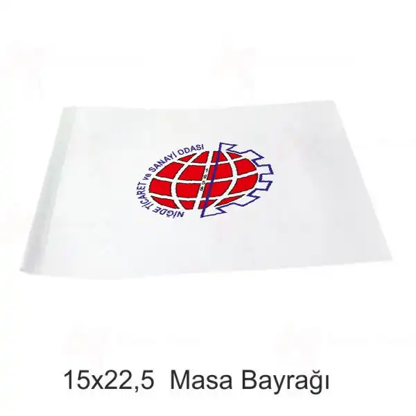 Nide Ticaret ve Sanayi Odas Masa Bayraklar