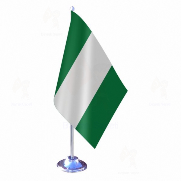 Nijerya Tekli Masa Bayraklar