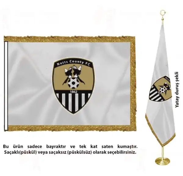 Notts County Saten Kuma Makam Bayra retimi ve Sat