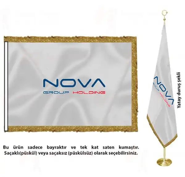 Nova Group Holding Saten Kuma Makam Bayra Toptan
