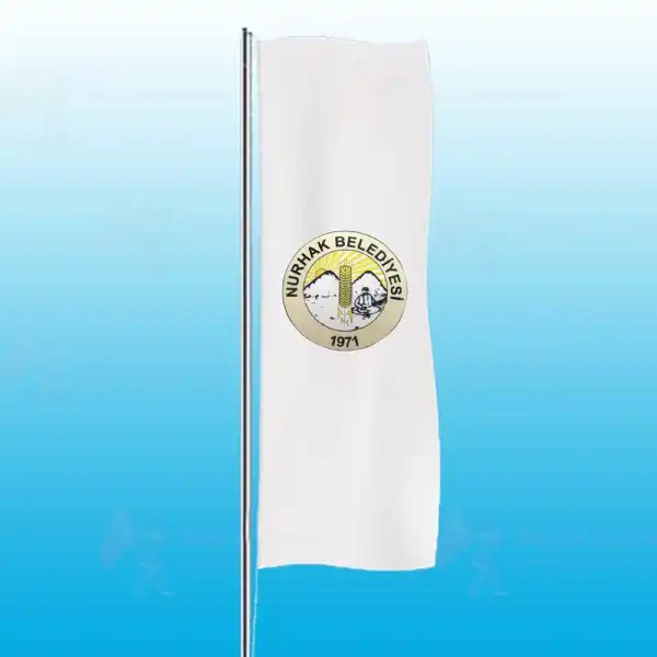 Nurhak Belediyesi Dikey Gönder Bayrakları