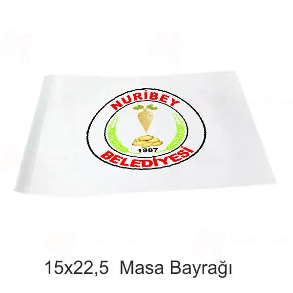 Nuribey Belediyesi Masa Bayraklar
