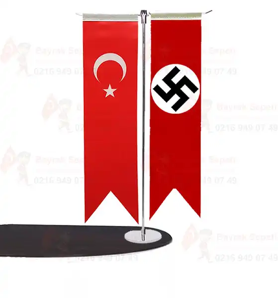 Nazi T Masa Bayrakları