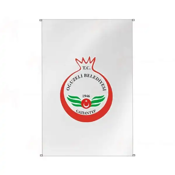Ouzeli Belediyesi Bina Cephesi Bayraklar