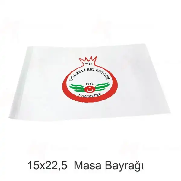 Ouzeli Belediyesi Masa Bayraklar