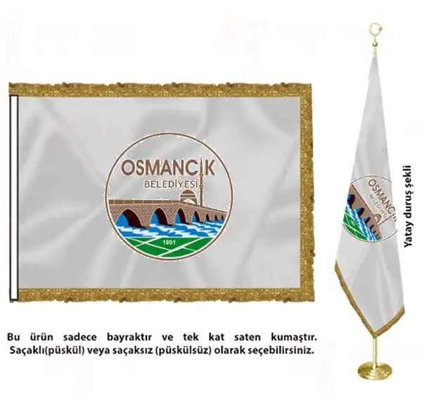 Osmanck Belediyesi Saten Kuma Makam Bayra