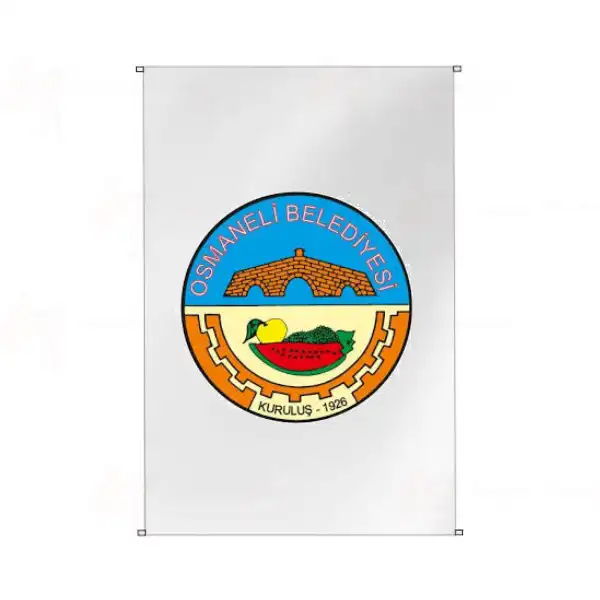 Osmaneli Belediyesi  Bina Cephesi Bayraklar