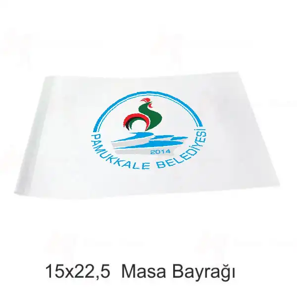 Pamukkale Belediyesi Masa Bayraklar