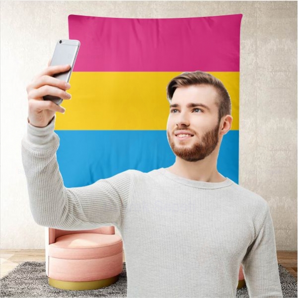 Pansexuality Pride Arka Plan Duvar Manzara Resimleri