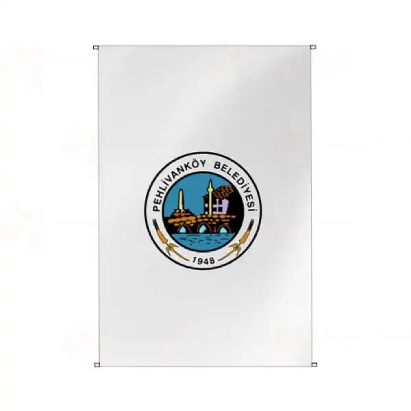 Pehlivanky Belediyesi Bina Cephesi Bayraklar