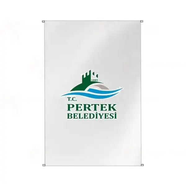 Pertek Belediyesi Bina Cephesi Bayrakları