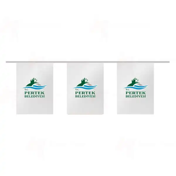 Pertek Belediyesi İpe Dizili Süsleme Bayrakları