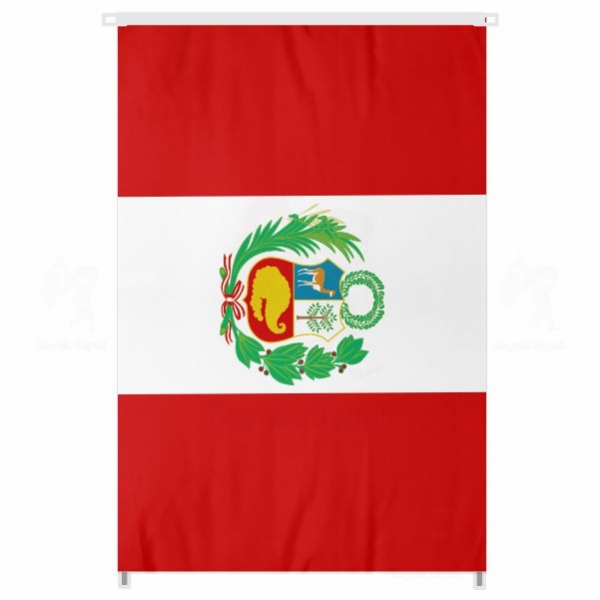 Peru Bina Cephesi Bayrak zellii