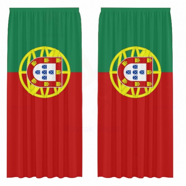 Portekiz Gnelik Saten Perde