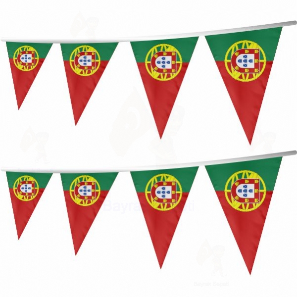 Portekiz pe Dizili gen Bayraklar