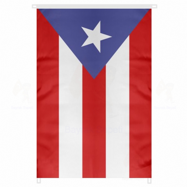 Porto Riko Bina Cephesi Bayrak retim