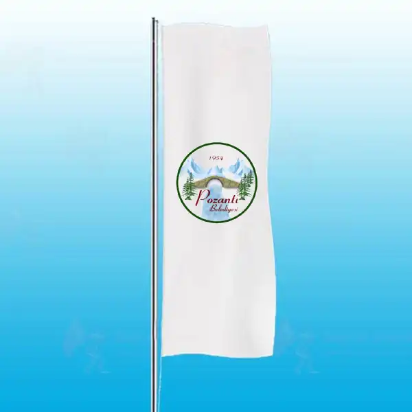 Pozantı Belediyesi Dikey Gönder Bayrakları