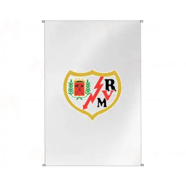 Rayo Vallecano Bina Cephesi Bayrakları