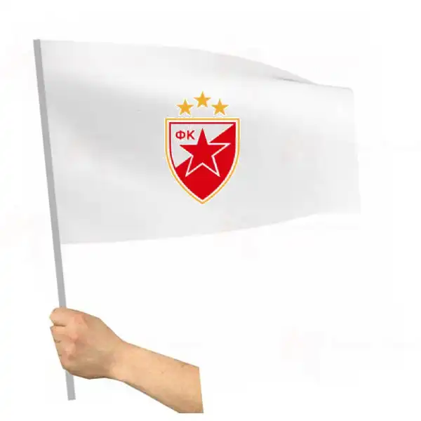 Red Star Belgrade Sopal Bayraklar Grselleri