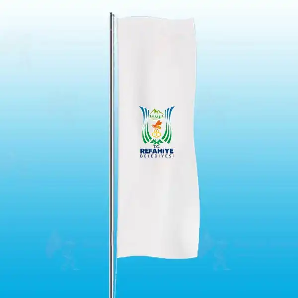 Refahiye Belediyesi Dikey Gönder Bayrakları