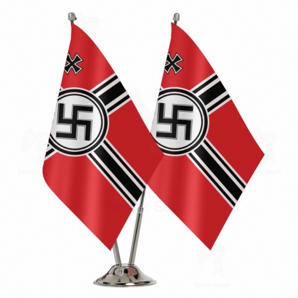 Reich Nazi Alman Sava Sanca 2 li Masa Bayra