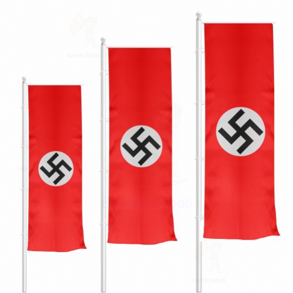Reich Nazi Almanyas Dikey Gnder Bayraklar