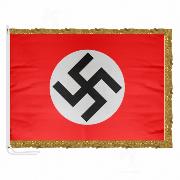 Reich Nazi Almanyas Saten Kuma Makam Bayra Tasarm