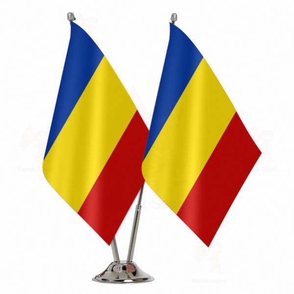 Romanya 2 Li Masa Bayra Grselleri