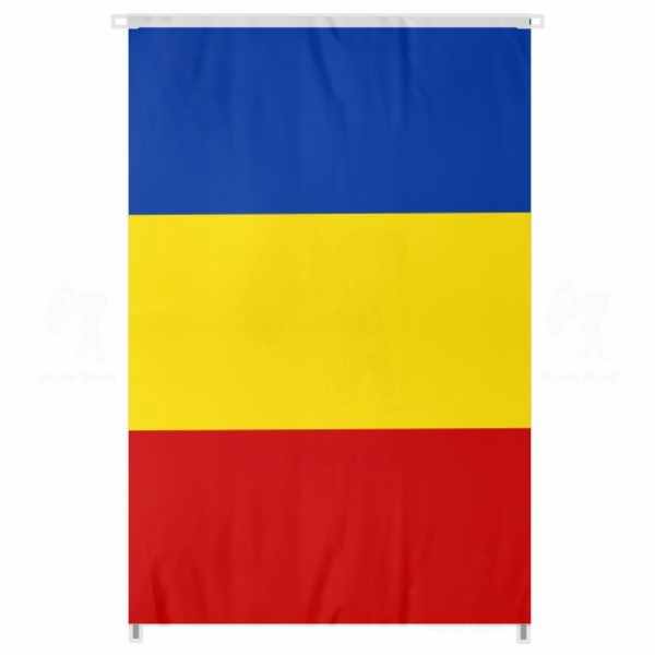 Romanya Bina Cephesi Bayraklar