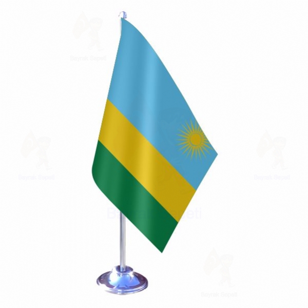 Ruanda Tekli Masa Bayraklar Grselleri