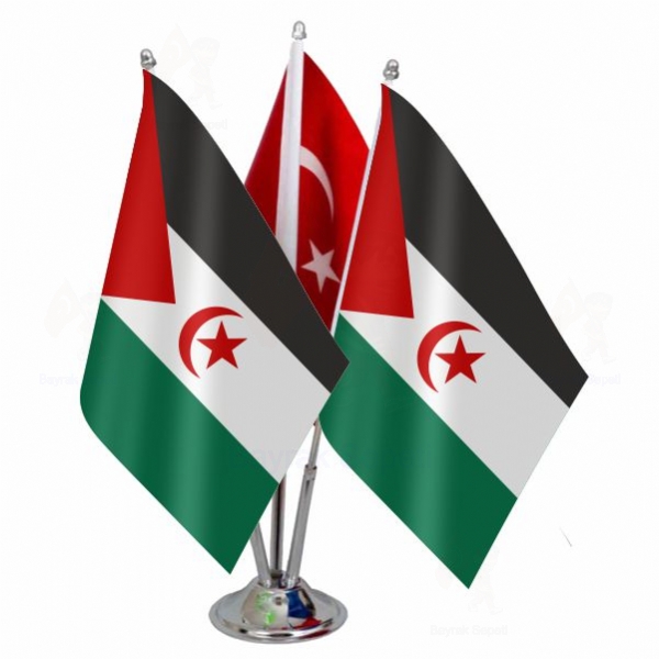 Sahra Demokratik Arap Cumhuriyeti 3 L Masa Bayraklar
