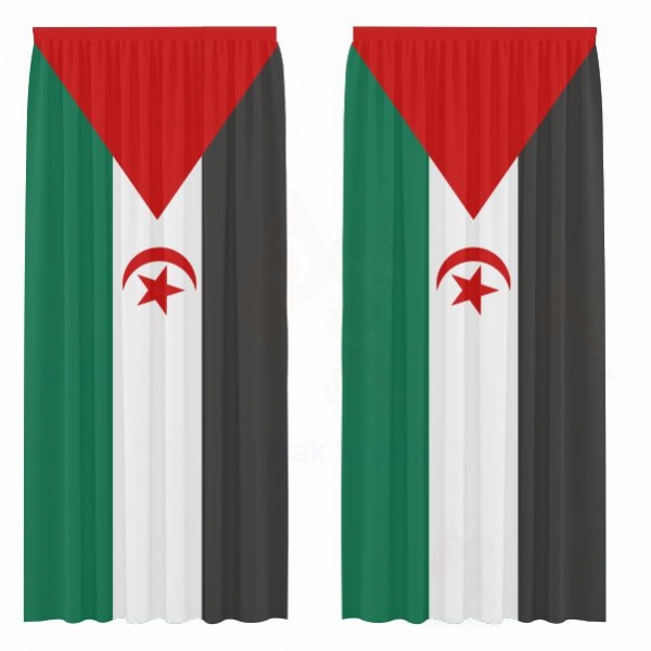 Sahra Demokratik Arap Cumhuriyeti Gnelik Saten Perde