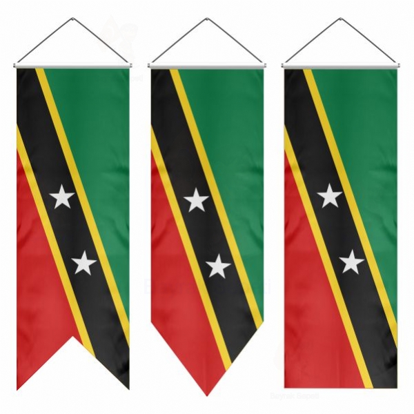 Saint Kitts ve Nevis Krlang Bayraklar eitleri