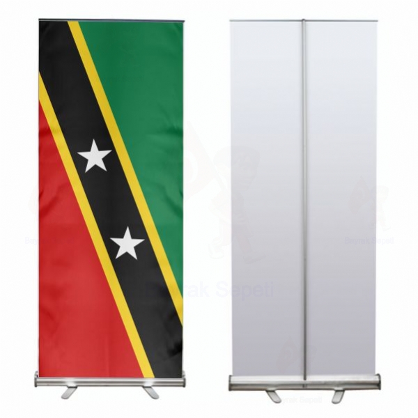 Saint Kitts ve Nevis Roll Up ve BannerSat