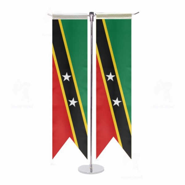 Saint Kitts ve Nevis T Masa Bayraklar Ne Demektir