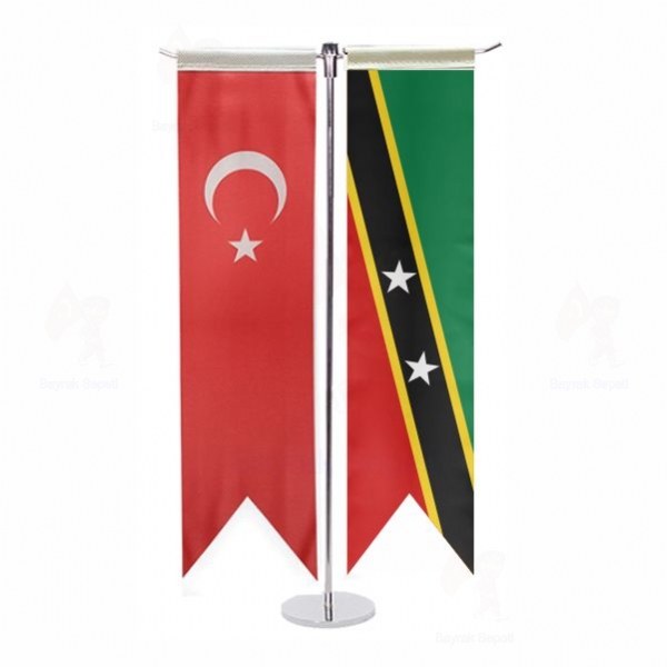 Saint Kitts ve Nevis T Masa Bayraklar retim