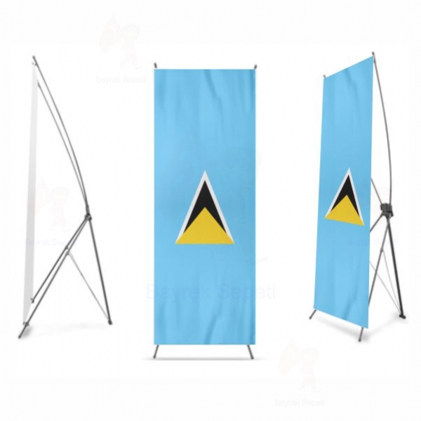 Saint Lucia X Banner Bask Resmi