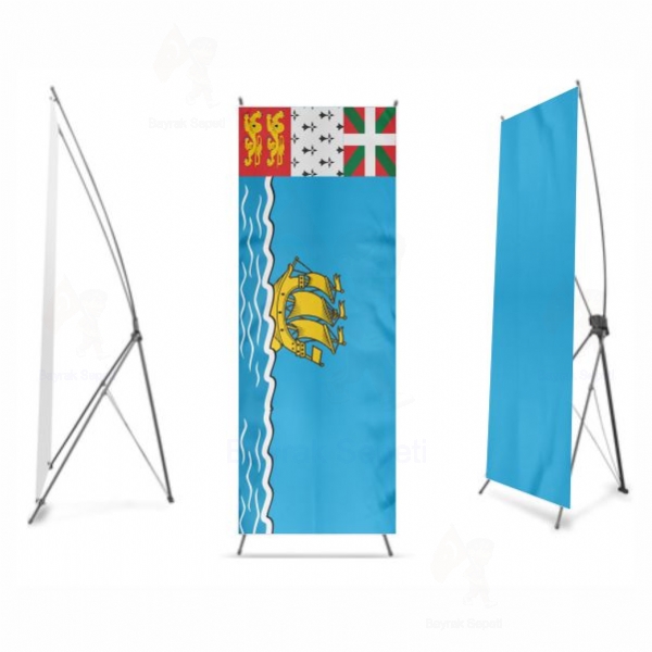 Saint Pierre ve Miquelon X Banner Baskı