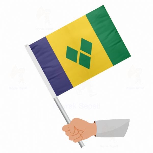 Saint Vincent ve Grenadinler Sopal Bayraklar