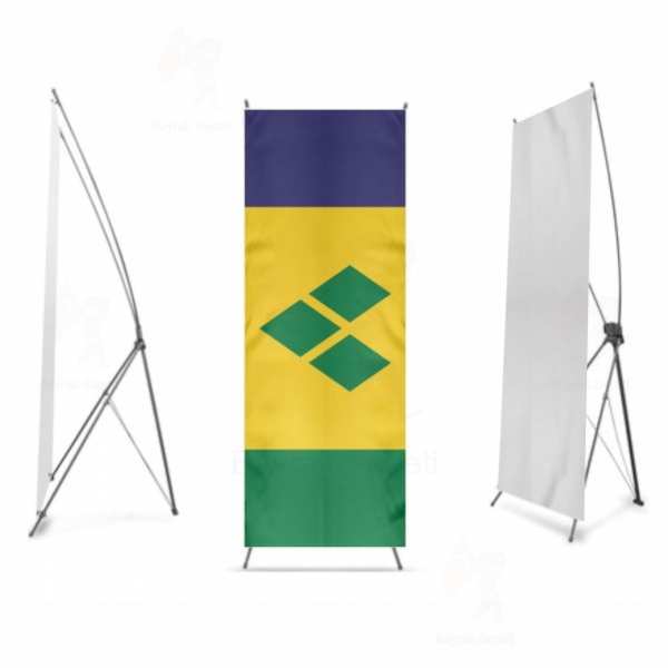 Saint Vincent ve Grenadinler X Banner Bask Resimleri