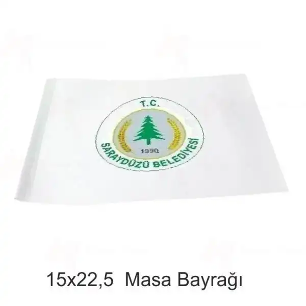 Saraydz Belediyesi Masa Bayraklar