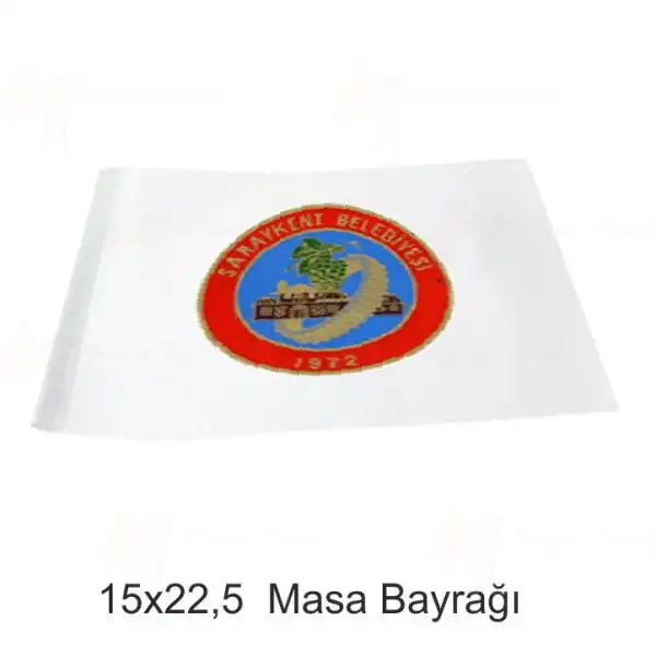 Saraykent Belediyesi Masa Bayraklar Tasarm