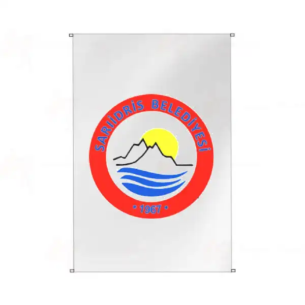 Saridris Belediyesi Bina Cephesi Bayraklar